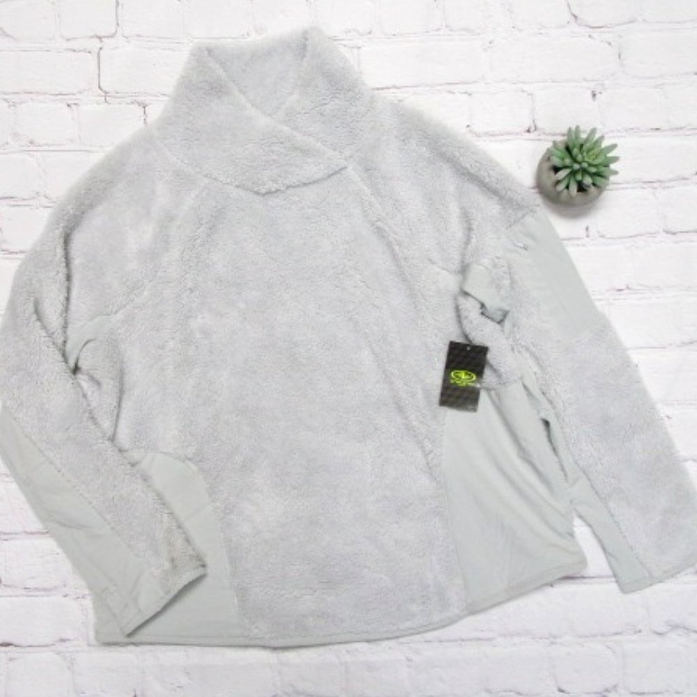 NWT Athletic Works Sherpa Pullover